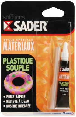 COLLE PLASTIQUE SOUPLE - TUBE + PIÈCE DE RÉPARATION - 12 ML. Découvrez Quincaillerie Sénégalaise, votre boutique en ligne spécialisée dans le bâtiment, la plomberie, et l'équipement industriel. Profitez de notre expertise pour réussir vos projets. Nos produits sont conçus pour durer.