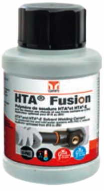 Colle à remise en eau rapide htafusionp pour pvc et cpvc - pot de 250 ml + pinceau. disponible abidjan cote d'ivoire.