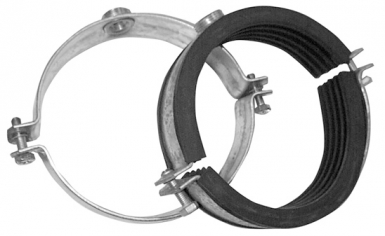 Collier lourd acier zingué avec isolation caout -  ø tube 159x168. disponible abidjan cote d'ivoire.