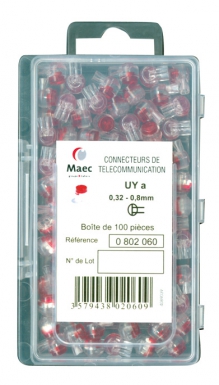 Connecteur uy a rouge ø du cond. disponible abidjan cote d'ivoire.