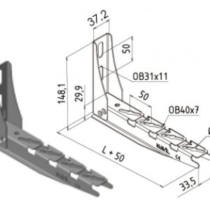 CONSOLE UNIVERSELLE MURALE POUR BFR BRN LG.400 MM CHARGE 70 DAN. Quincaillerie Sénégalaise, c'est votre partenaire pour des équipements de qualité en plomberie, bâtiment et industrie. Profitez de nos prix compétitifs et d'un service client dédié.