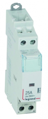 Contacteur de puissance cx³ bobine 230v~ sans commande manuelle - 2p 250v~ - 25a - contact 2o - 1 module. disponible abidjan cote d'ivoire.