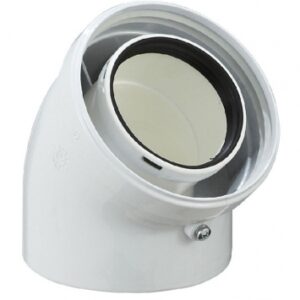 Coude 45° - ø 80/125 mm. disponible abidjan cote d'ivoire.