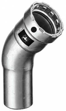 Coude 45° mf acier megapress ø 26x34. disponible abidjan cote d'ivoire.