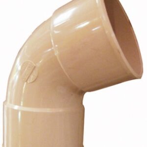 Coude à 67°30 ff ø 100 à coller pour gouttière de 33 - coloris sable. disponible abidjan cote d'ivoire.