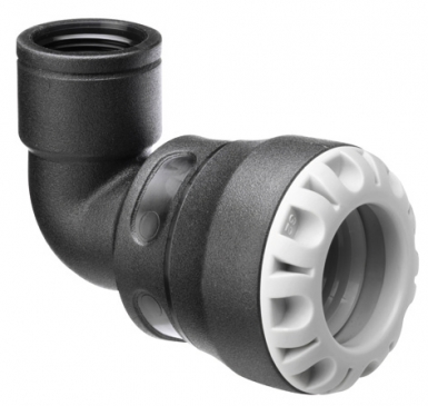 Coude 90° à dérivation - filetage 26 x 34 - pour tuyau ø 32. disponible abidjan cote d'ivoire.