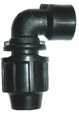 Coude à dérivation - femelle - filetage 20 x 27 - pour tuyau ø 25 extérieur. disponible abidjan cote d'ivoire.