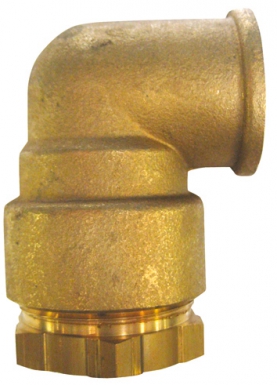 Coude femelle laiton - filetage 20 x 27 - pour tuyau ø 25 extérieur. disponible abidjan cote d'ivoire.