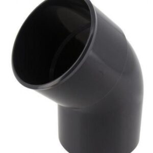 Coude mâle femelle 45° ø 80 mm - couleur anthracite. disponible abidjan cote d'ivoire.