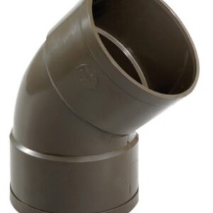 Coude évacuation 45° - femelle-femelle - ø 110 mm - système hta-e. disponible abidjan cote d'ivoire.