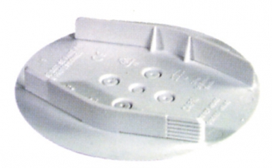 Couvercle de finition à pattes ø 110 pour capricentre et manchons préd. disponible abidjan cote d'ivoire.