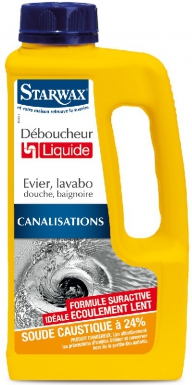 DÉBOUCHEUR LIQUIDE POUR CANALISATIONS - DISSOUT LES MATIÈRES ORGANIQUES EN 30 MN, ÉLIMINE LES MAUVAISES ODEURS - 1 L. Quincaillerie Sénégalaise est votre partenaire fiable pour vos besoins en outillage, plomberie et fournitures de bâtiment. Profitez de notre expertise et de nos prix compétitifs. Achetez en ligne en quelques clics.