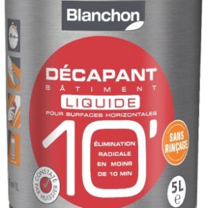 DÉCAPANT BÂTIMENT 10' LIQUIDE - RENDEMENT INDICATIF : 6 M²/L - COND. 5 L. Pour vos projets de construction et de bricolage, Quincaillerie Sénégalaise est là pour vous. Nous proposons des solutions adaptées à vos besoins avec un excellent rapport qualité-prix. Commandez et recevez vos articles rapidement.