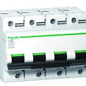 Disjoncteur 4p acti 9 c120n 10 ka 80 a courbe c 12 pas de 9 mm. disponible abidjan cote d'ivoire.