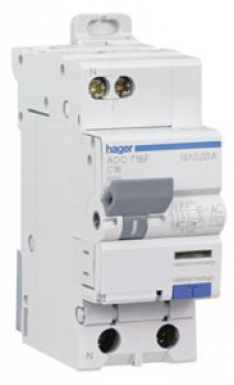 Disjoncteur différentiel bipolaire 1 ph+n de type ac i∆n 30 ma - in 25a. disponible abidjan cote d'ivoire.