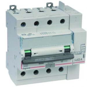 Disjoncteur différentiel monobloc dx³6000 10ka arrivée haute vis départ haut automatique 4p 400v~ - 32a - typeac 30ma. disponible abidjan cote d'ivoire.