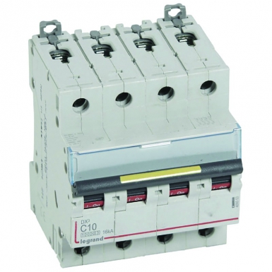 DISJONCTEUR DX³10000 16KA ARRIVÉE HAUTE ET DÉPART BAS À VIS 4P - 400V~ - 20A - COURBE C - 4 MODULES. Quincaillerie Sénégalaise est votre partenaire fiable pour vos besoins en outillage, plomberie et fournitures de bâtiment. Profitez de notre expertise et de nos prix compétitifs. Achetez en ligne en quelques clics.