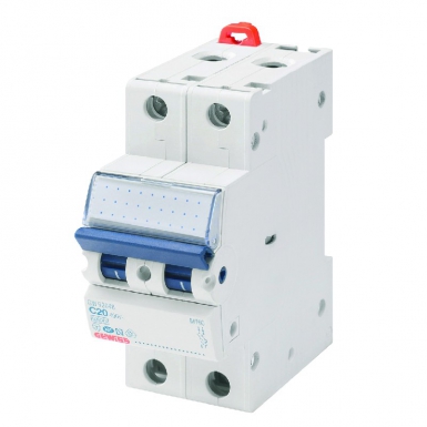 Disjoncteur magnétothermique mt 60 2p courbe c 40a - 6000a-20ka/230v - 2 modules. disponible abidjan cote d'ivoire.