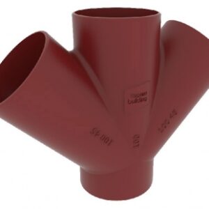 Embranchement culotte double en fonte smu agilium à 45° diamètre nominal 100-100 mm. disponible abidjan cote d'ivoire.