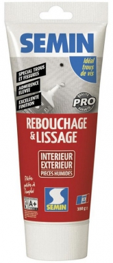 ENDUIT DE REBOUCHAGE ET LISSAGE PÂTE BLANC SEMIN INT./EXT. - TUBE DE 350 GR. Quincaillerie Sénégalaise, c’est l’expertise et le savoir-faire au service de vos projets. Découvrez nos outils et équipements pour la maison ou l’industrie. Commandez dès aujourd’hui et facilitez vos travaux.