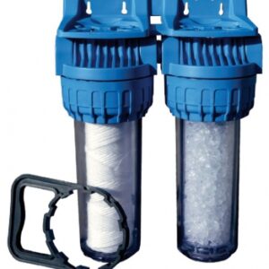 Ensemble corps de filtre 113 duplex e/s 3/4“ - anti-calcaire, anti-boues 20 μ. disponible abidjan cote d'ivoire.