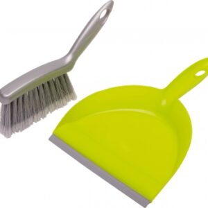 Ensemble pelle + balayette petit modèle, fibre vinyle fleurées, sortie 50mm - pour ramasser, dépoussiérer. disponible abidjan cote d'ivoire.