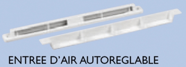 Entrée d'air autoréglable acoustique de type a - isola2 22 ( 22 m3/h ). disponible abidjan cote d'ivoire.