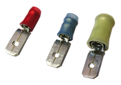 Fiche plate mâle isolée 1,5-2,5 mm2 cdt 100. disponible abidjan cote d'ivoire.