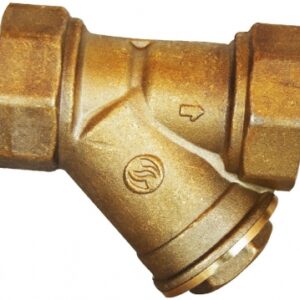 Filtre à tamis cartouche démontable acier inox - corps laiton pn16 - filetage f 20x27 - maillage 850 mic. disponible abidjan cote d'ivoire.