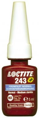 Freinfilet normal "loctite 243" - freinage et étanchéité de tous assemblages filetés - 5 ml. disponible abidjan cote d'ivoire.
