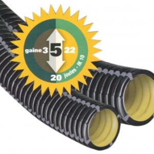 GAINE FLEXI-CHOC Ø 40 MM LG. 50 M. Pour des travaux réussis, optez pour Quincaillerie Sénégalaise. Une boutique en ligne fiable pour vos équipements de plomberie et bâtiment. Livraison rapide et produits de qualité.