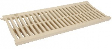 Grille série légère 200 x 500 mm pour caniveau pvc - coloris sable. disponible abidjan cote d'ivoire.