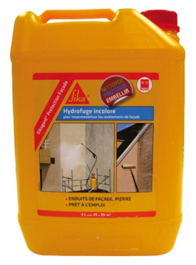 HYDROFUGE DE FAÇADE SIKAGARD - IMPERMÉABILISANT AQUEUX AUX SILICONES - INCOLORE - 5 L. Besoin de matériel de quincaillerie ou de plomberie ? Quincaillerie Sénégalaise propose des produits adaptés à vos projets de construction ou de rénovation. Bénéficiez de notre expérience et de nos prix compétitifs.