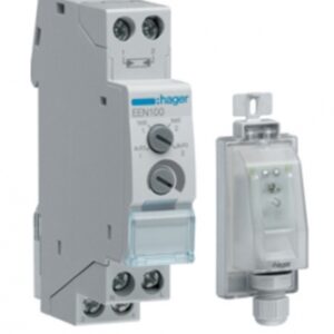 Interrupteur crépusculaire 1 voie avec cellule saillie luminosité 5 à 2000 lux - 16a. disponible abidjan cote d'ivoire.