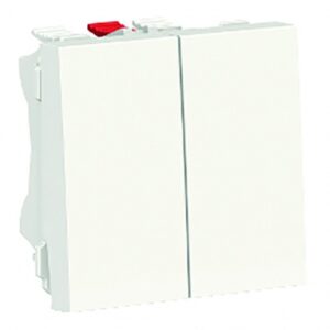 INTERRUPTEUR DOUBLE VA-ET-VIENT 10 AX 2 MODULES BLANC. Quincaillerie Sénégalaise est votre allié pour vos projets de construction, de rénovation et de bricolage. Nous proposons une large gamme de produits pour répondre à tous vos besoins. Achetez en ligne en toute confiance.