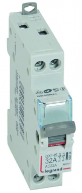 Interrupteur-sectionneur dx³-is 2p 400v~ - 32a - 1 module. disponible abidjan cote d'ivoire.