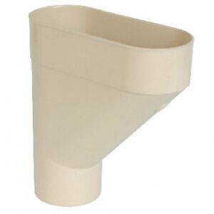 Jambonneau ø 100 à coller pour gouttière de 33 - coloris sable. disponible abidjan cote d'ivoire.