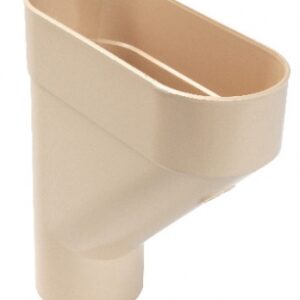 Jambonneau ø 80 à coller pour gouttière de 25 - coloris sable. disponible abidjan cote d'ivoire.