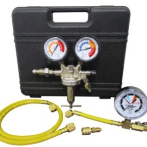 KIT MANODÉTENDEUR D'AZOTE D'ESSAI DE PRESSION : COFFRET, FLEXIBLE DE CHARGE JAUNE 48", ADAPTATEUR POUR DÉTECTION DE FUITE, ADAPTATEUR R410A DROIT 1/4 FL-M X 5/16 F ORIENTABLE. Quincaillerie Sénégalaise met à votre disposition une gamme complète de solutions pour vos besoins en bâtiment et plomberie. Qualité, fiabilité et rapidité sont nos maîtres mots. Faites vos achats en ligne en toute sérénité.