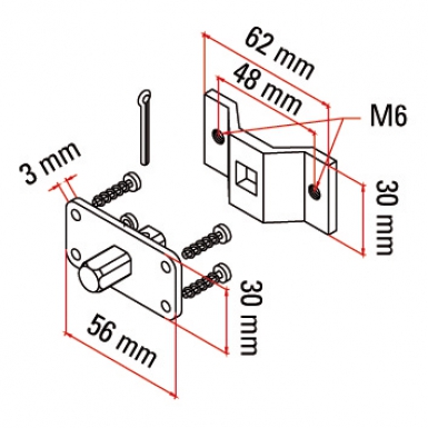 KIT SUPPORT PATTE ET AXE CARRÉ 10 MM POUR MOTEURS TUBULAIRES TM45. Quincaillerie Sénégalaise est votre destination en ligne pour des équipements de qualité en plomberie, bâtiment et industrie. Faites vos achats facilement et bénéficiez de nos prix attractifs.