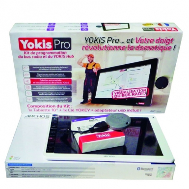 Kit yokis pro de programmation avec tablette android + clé usb yokey. disponible abidjan cote d'ivoire.