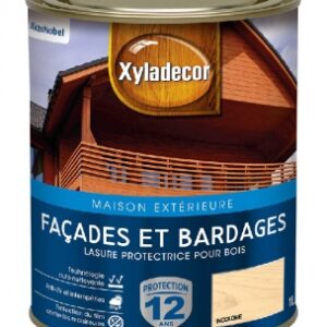 Lasure protectrice transparente longue durée pour façades et bardages bois toutes essences - incolore satin - 1l. disponible abidjan cote d'ivoire.