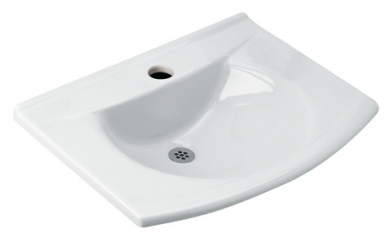 Lavabo mural matura 65 x 50 cm - avec trop-plein. disponible abidjan cote d'ivoire.