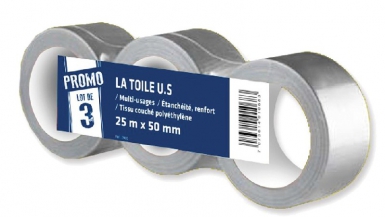 LOT DE 3 ROULEAUX TOILE US 25 M X 50 MM - MULTI-USAGES. Chez Quincaillerie Sénégalaise, nous mettons à votre disposition un large choix de produits de quincaillerie et plomberie. Qualité et fiabilité sont notre promesse. Passez commande en ligne en toute simplicité.