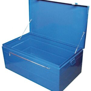 Malle cantine can970 - métallique bleue - lxpxh : 970x570x410 mm. disponible abidjan cote d'ivoire.