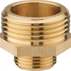 Mamelon de réduction double mâle laiton - d 20x27, d 15x21. disponible abidjan cote d'ivoire.