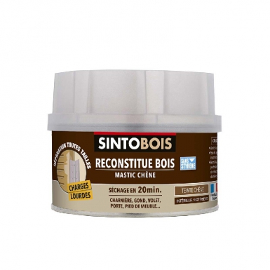 Mastic à bois sintobois dur chêne durcisseur - boîte 500 ml. disponible abidjan cote d'ivoire.