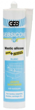 MASTIC GEBSICONE W2 SILICONE NEUTRE AVEC FONGICIDE - ÉTANCHÉITÉ - BLANC - CART. 300 ML. Avec Quincaillerie Sénégalaise, vos projets prennent vie grâce à des équipements robustes et fiables. Découvrez notre gamme pour les professionnels et les bricoleurs. Livraison rapide et service client au top.