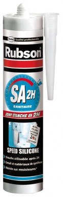 MASTIC RUBSON SA2H - SANITAIRE SPEED SILICONE - PRISE 2 HEURES - BLANC - CART. 280 ML. Avec Quincaillerie Sénégalaise, bénéficiez de produits de quincaillerie et de plomberie de haute qualité pour tous vos projets. Notre boutique en ligne vous facilite la vie avec un service rapide et fiable.