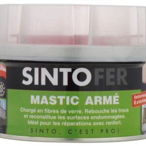 MASTIC SINTOFER POLYESTER ARMÉ + DURCISSEUR 10 G - BOÎTE 170 ML - 190 G. Pour des solutions adaptées à vos projets, choisissez Quincaillerie Sénégalaise. Nous proposons des produits de qualité pour la plomberie, la quincaillerie, et les travaux industriels. Notre service rapide vous facilite la vie.